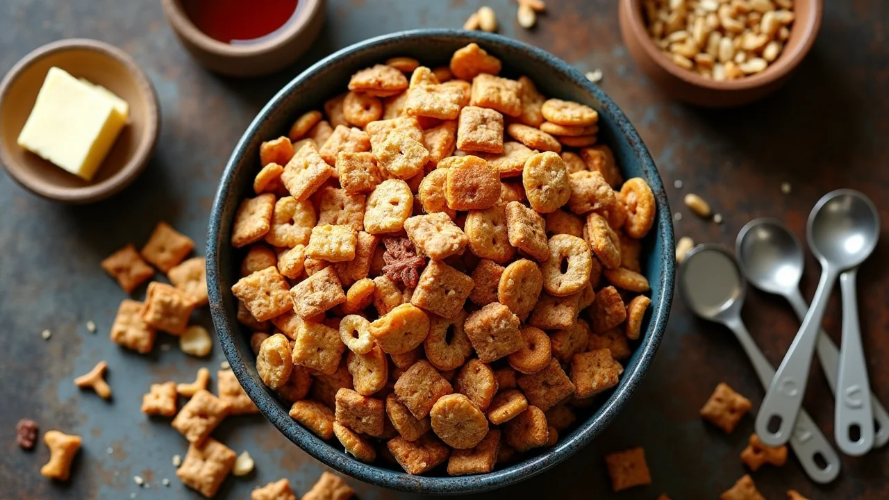 Homemade Chex Mix Recipe, Baked Chex Mix Recipe, Oven-Baked Chex Mix, Easy Chex Mix Recipe