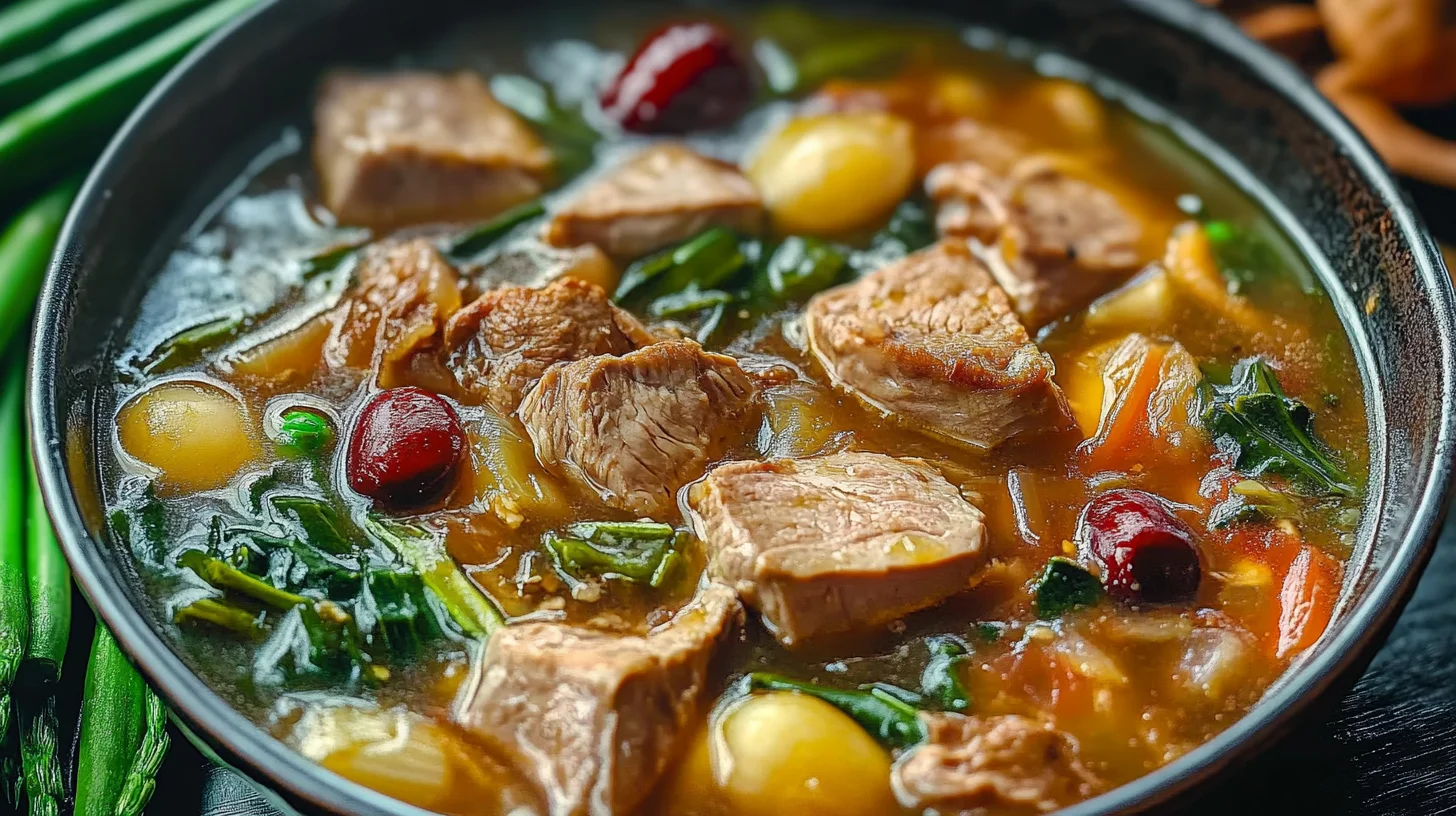 Classic Sinigang Recipe with Tamarind Broth