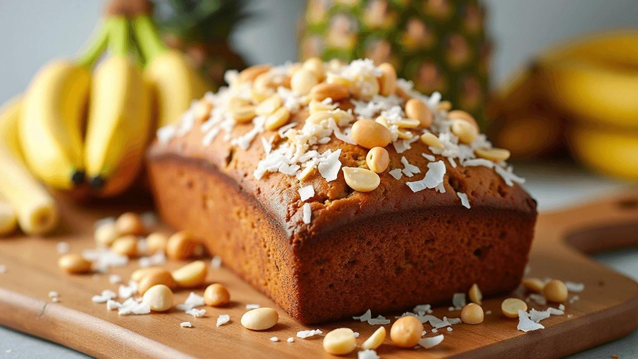 Hawaiian Banana Bread Recipe